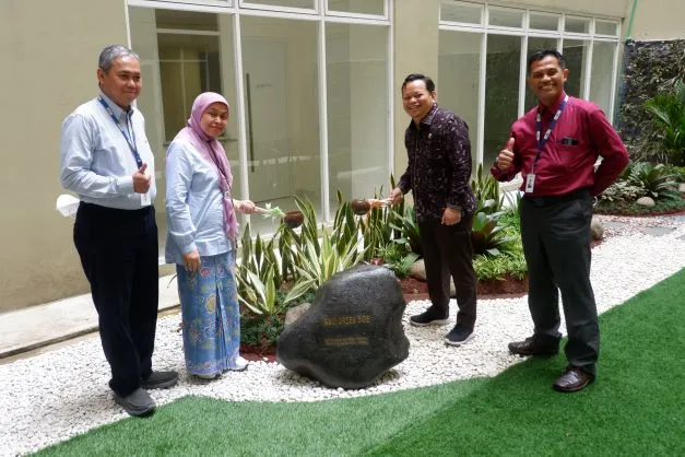PANDI Resmikan Bantuan Dry Garden RSUI Green Side